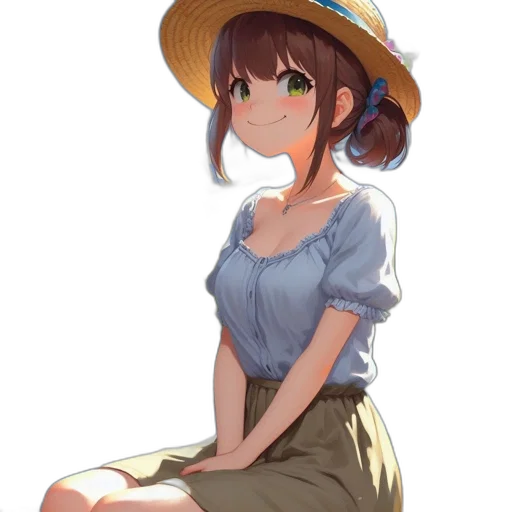 hat, dress, staff, crown transparent PNG cut-out