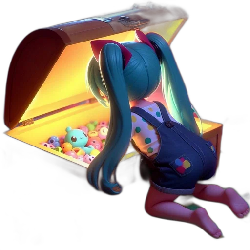 furniture, 3d render, concept art, vaporwave transparent PNG cut-out