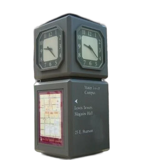 furniture, robot, 3d render, clock transparent PNG cut-out