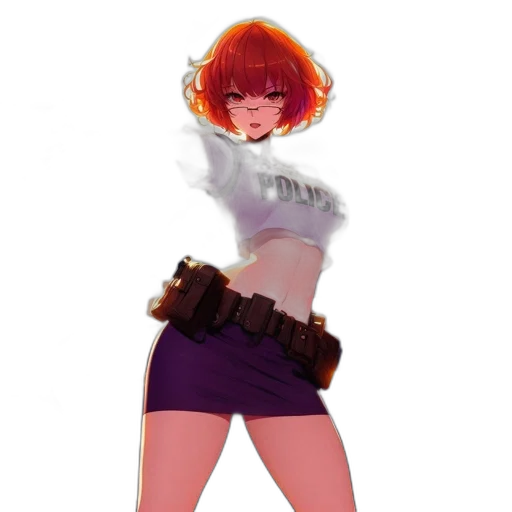 staff, weapon, jacket, dress transparent PNG cut-out