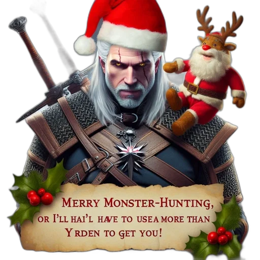 fantasy art, concept art, geralt, rivia transparent PNG cut-out