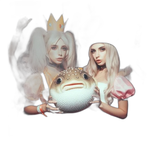 crown, mask, dragon, fantasy art transparent PNG cut-out
