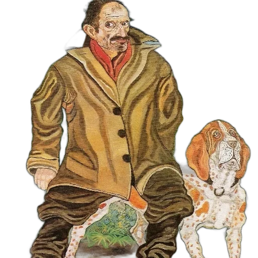 jacket, animal, staff, creature transparent PNG cut-out