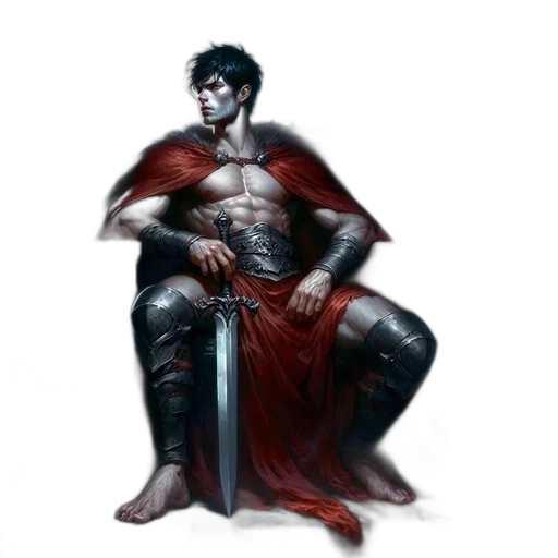 sword, fantasy art, concept art, comic book art transparent PNG cut-out