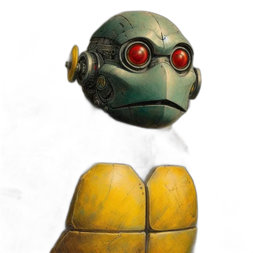 robot, mask, face, creature transparent PNG cut-out