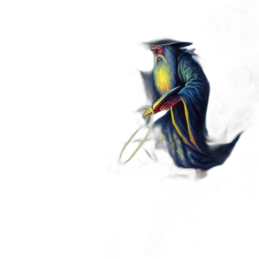 dragon, sword, staff, weapon transparent PNG cut-out