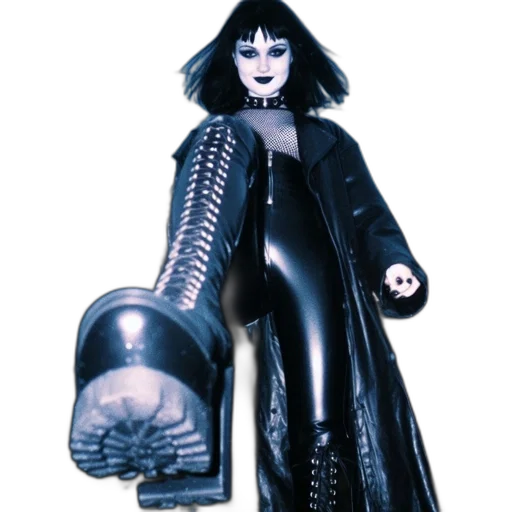 robot, weapon, staff, jacket transparent PNG cut-out