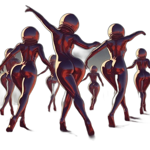 robot, concept art, 3d render, fantasy art transparent PNG cut-out