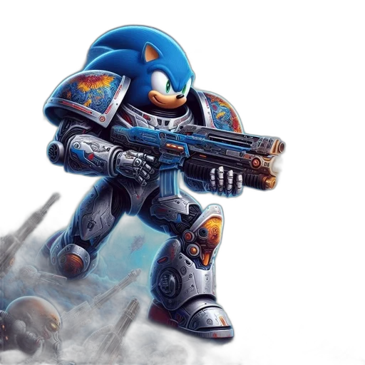 robot, weapon, concept art, fantasy art transparent PNG cut-out