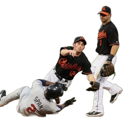 baseball, player, name, span transparent PNG cut-out