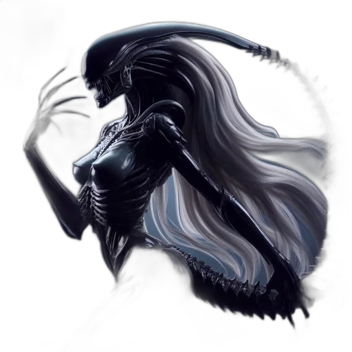 dragon, mask, hair, creature transparent PNG cut-out