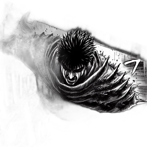 creature, mask, hair, dragon transparent PNG cut-out