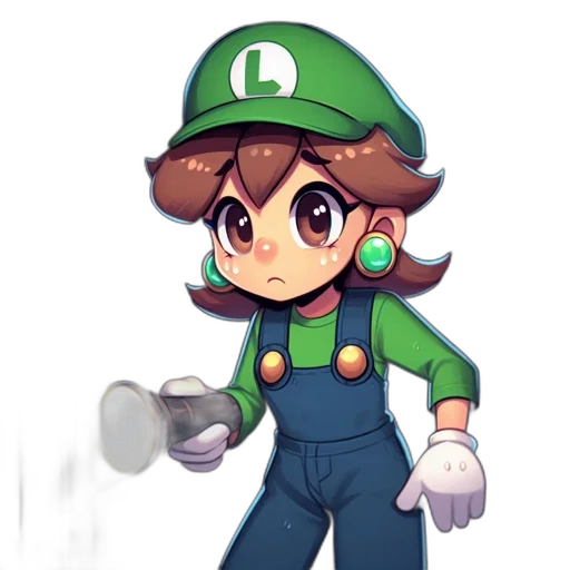 staff, hat, weapon, robot transparent PNG cut-out