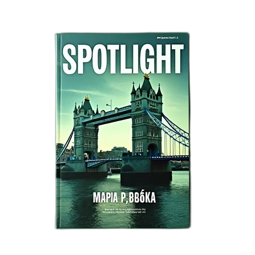 book, cover, title, spotlight transparent PNG cut-out