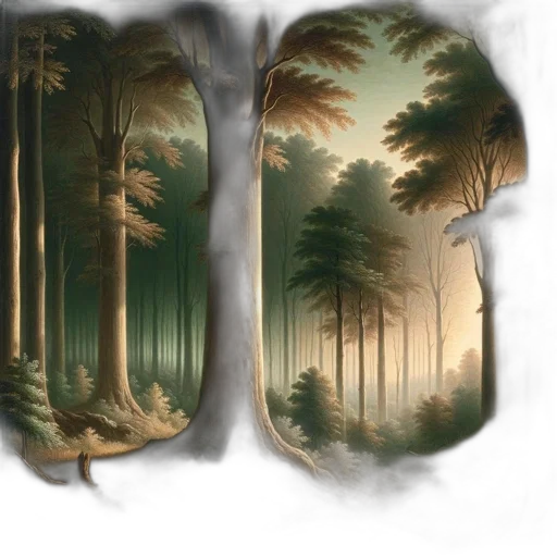 concept art, fantasy art, photorealistic, oil painting transparent PNG cut-out