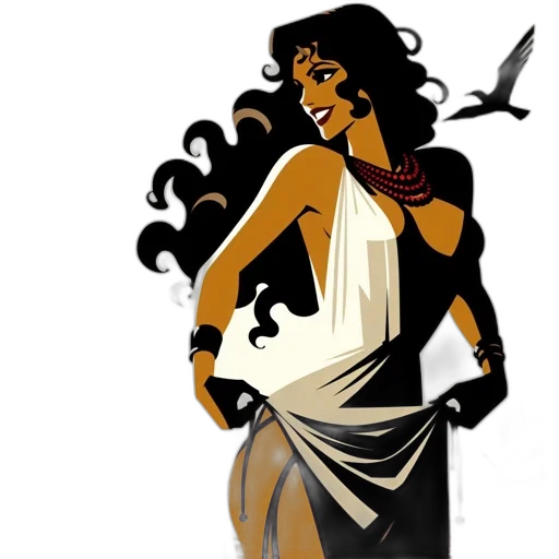 dress, jewelry, concept art, fantasy art transparent PNG cut-out
