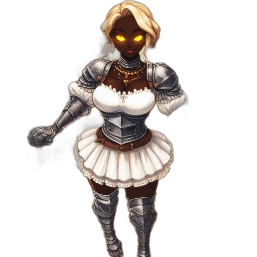 dress, robot, staff, mask transparent PNG cut-out