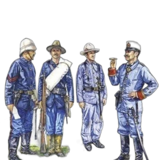 staff, jacket, weapon, hat transparent PNG cut-out