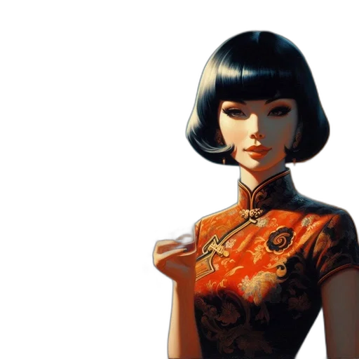 dress, face, robot, jewelry transparent PNG cut-out