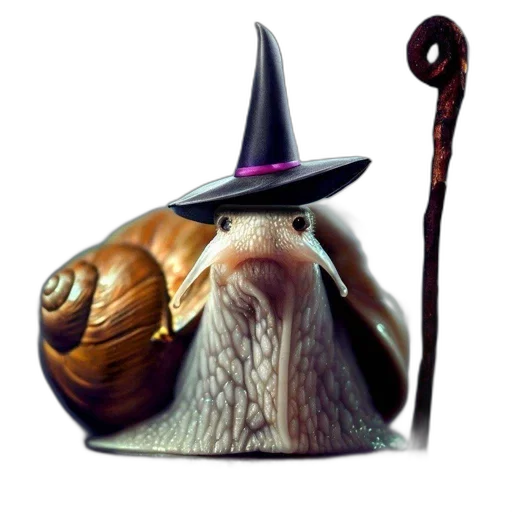 hat, staff, animal, dragon transparent PNG cut-out