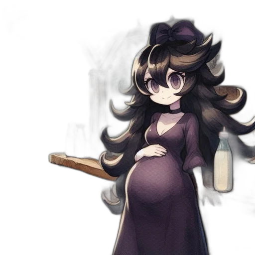 staff, dress, weapon, concept art transparent PNG cut-out