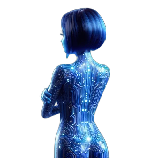 dress, robot, jacket, cyberpunk transparent PNG cut-out