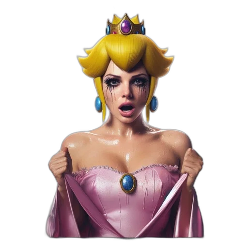 crown, dress, jewelry, face transparent PNG cut-out