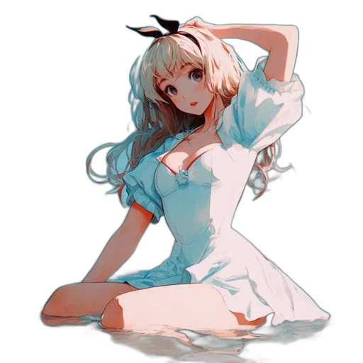 dress, dragon, staff, crown transparent PNG cut-out