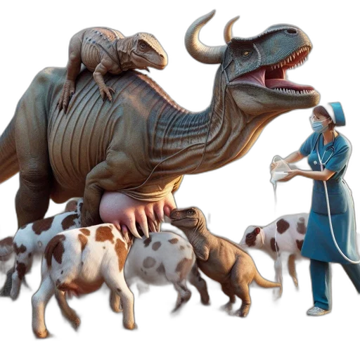animal, creature, concept art, 3d render transparent PNG cut-out