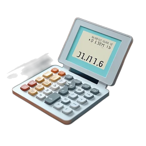 desktop, printing, calculator transparent PNG cut-out