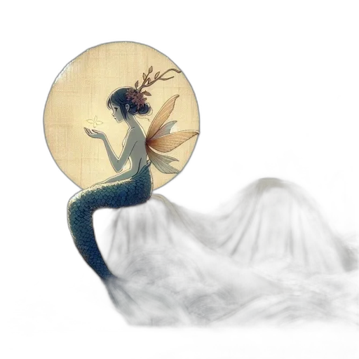 dragon, mask, creature, hair transparent PNG cut-out