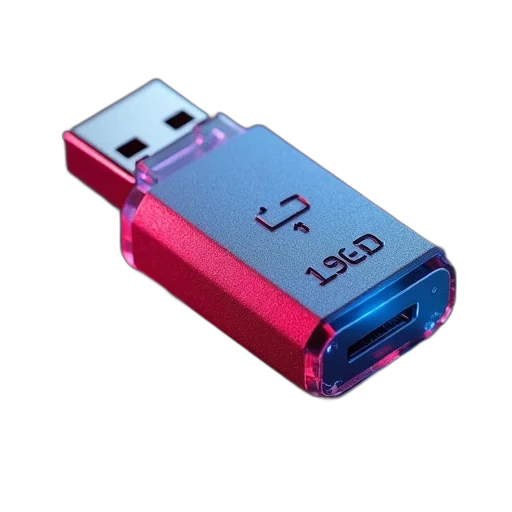 3d render, vaporwave, cyberpunk, emtec transparent PNG cut-out