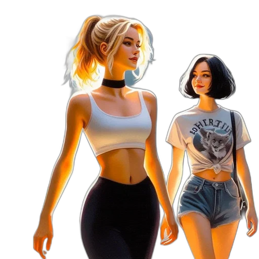 concept art, comic book art, 3d render, cartoon transparent PNG cut-out