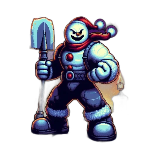 staff, robot, weapon, creature transparent PNG cut-out