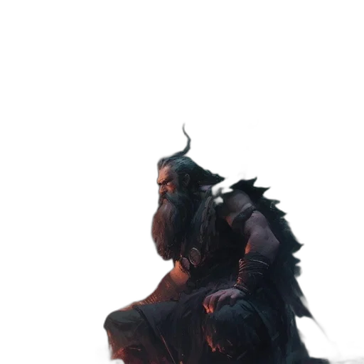 dragon, creature, staff, animal transparent PNG cut-out