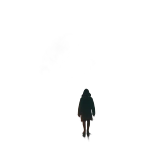 dress, jacket, umbrella, creature transparent PNG cut-out