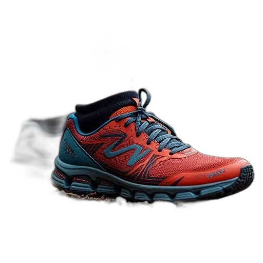 shoes, 3d render, trail, running transparent PNG cut-out