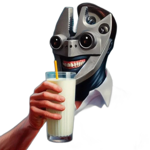 robot, mask, creature, food transparent PNG cut-out