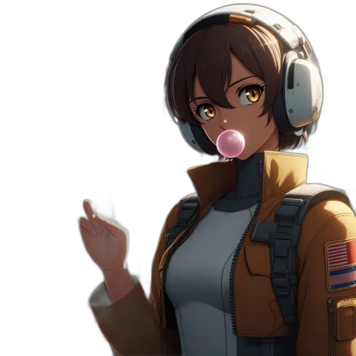 weapon, jacket, face, robot transparent PNG cut-out