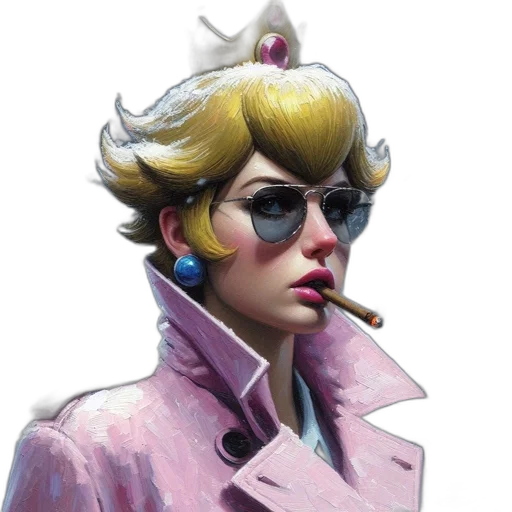 jacket, face, staff, crown transparent PNG cut-out