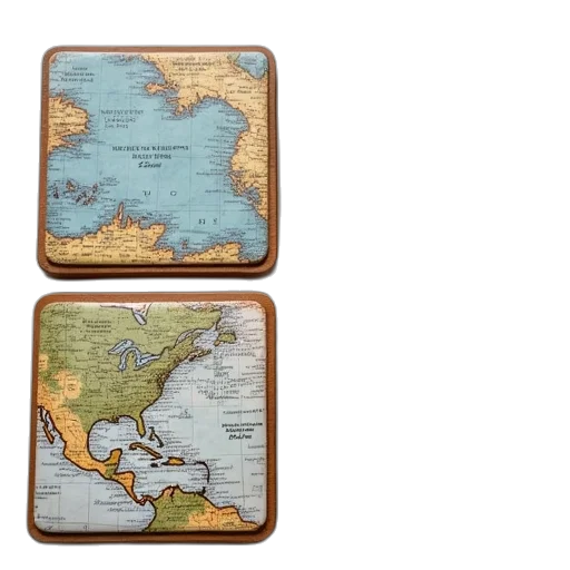 earth tones, set, nautical, maps transparent PNG cut-out