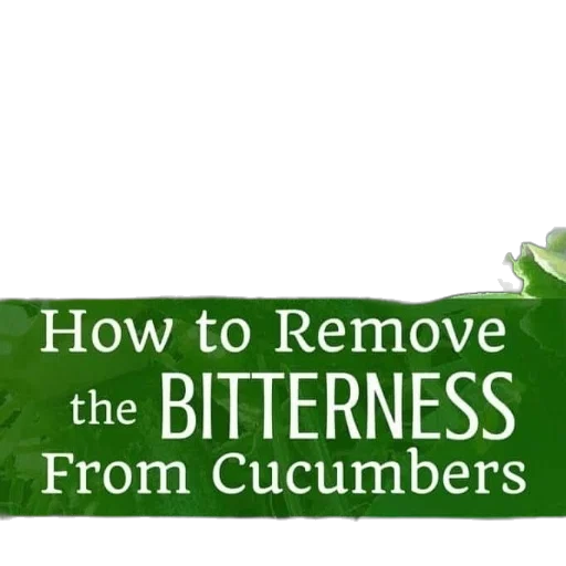 learn, how, remove, bitterness transparent PNG cut-out