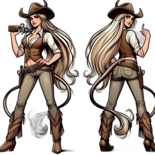 concept art, fantasy art, comic book art, cartoon transparent PNG cut-out