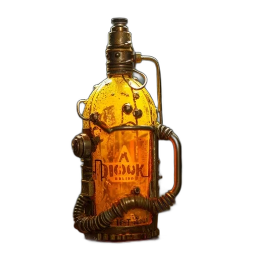 bottle, 3d render, photorealistic, image transparent PNG cut-out