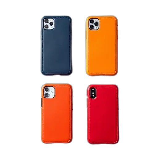 colorful, neon, collection, four transparent PNG cut-out