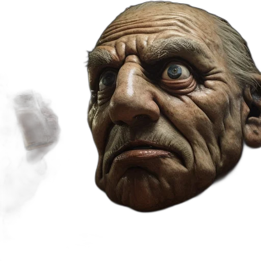 mask, face, creature, umbrella transparent PNG cut-out