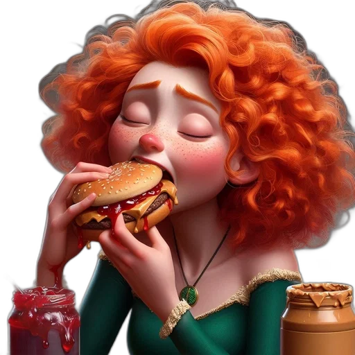 food, dress, concept art, photorealistic transparent PNG cut-out