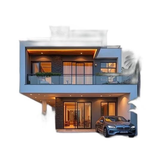building, 3d render, photorealistic, concept art transparent PNG cut-out