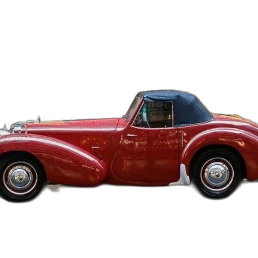 car, 3d render, photorealistic, vintage transparent PNG cut-out