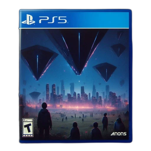 concept art, cyberpunk, anons, ps5 transparent PNG cut-out